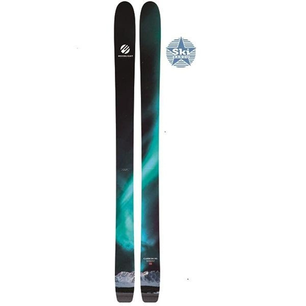Carbon 95 lightweight Moonlight Skis from The Snow Department NZ