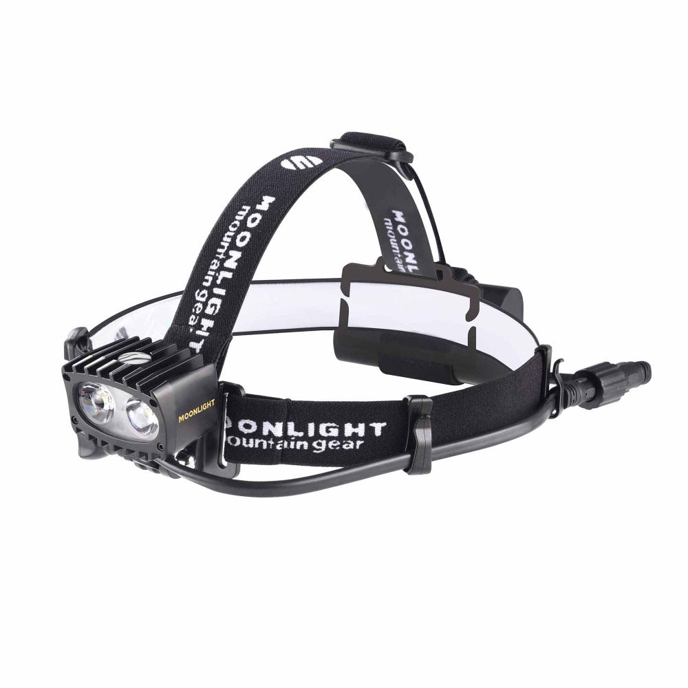 Bright As Day 1800 Moonlight headlamp NZ with head strap from The Snow Department
