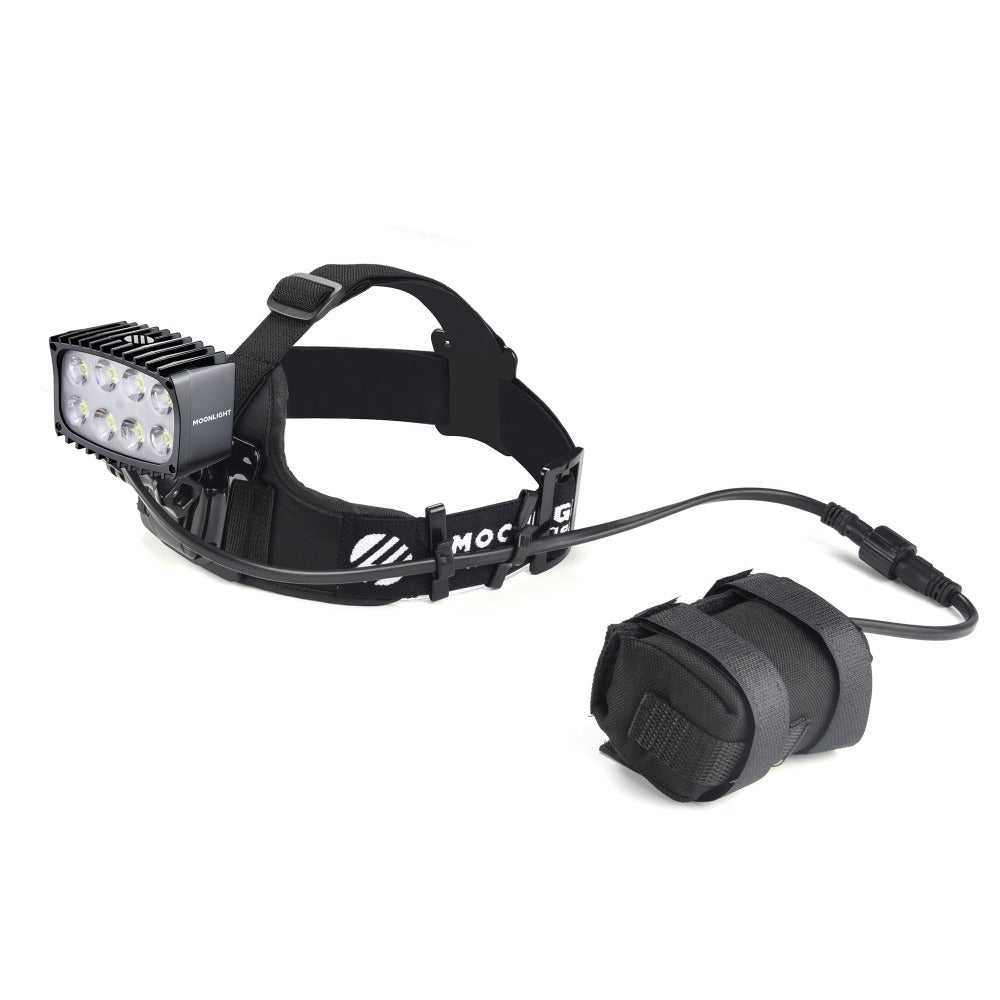 Bright As Day 2800 Moonlight headlamp NZ with head strap from The Snow Department